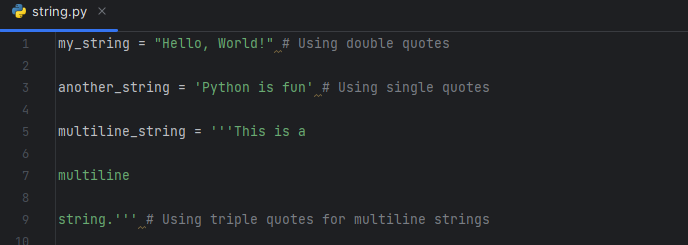 Strings in Python